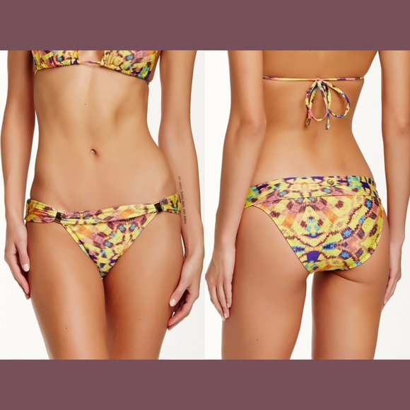 NWT ViX Swimwear [ Large ]‎ Isis Bia Tube Bikini Full Bottom in Yellow - Picture 1 of 8